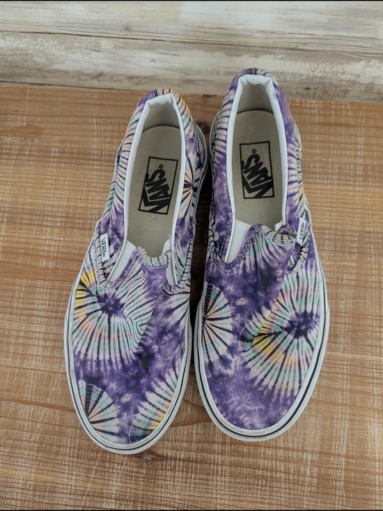Vans Shoes - Vans Slip-On Tie-Dye Canvas Sneakers - Purple Multi